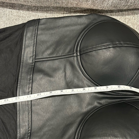 Like An Angel Faux-Leather Bodysuits Plus - Picture 11 of 12